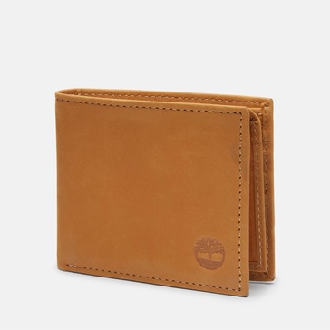 men's red bank icon boot passcase wallet