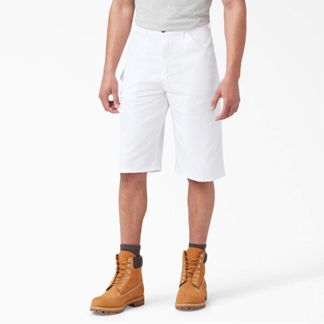 relaxed fit utility painter's shorts, 13"