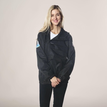 women's asymmetrical windbreaker oversized jacket