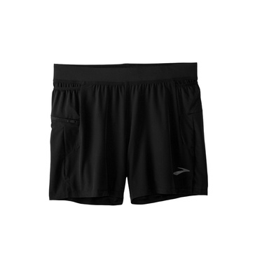 men's sherpa 5" 2-in-1 short in black