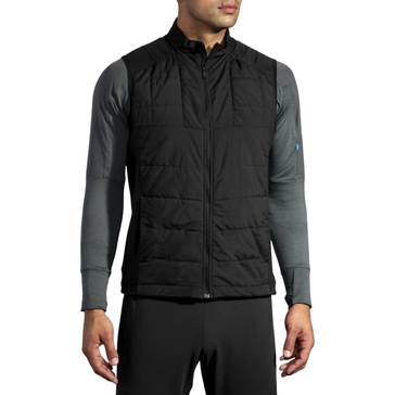 men's shield hybrid vest in black