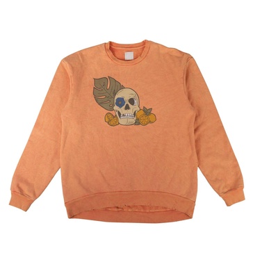 orange gang gang pullover sweatshirt