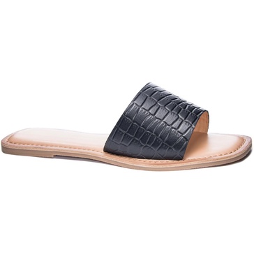 regina womens leather metallic flip-flops