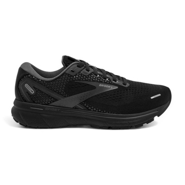 women's ghost 14 road running shoes - 2a width in black/black/ebony