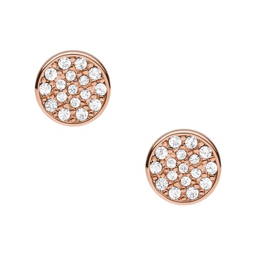 earring women's rose gold brass stud earring