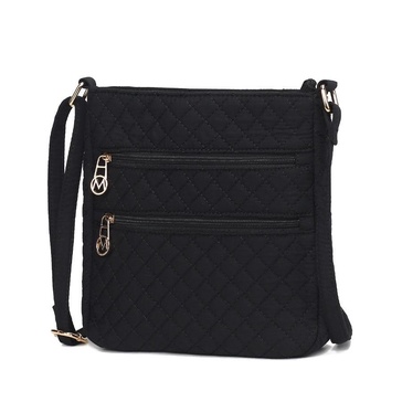 lainey solid quilted cotton women’s crossbody by mia k