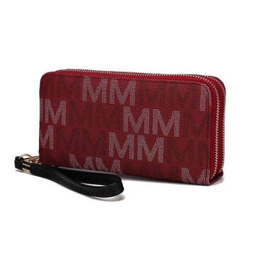 hofstra m signature wallet wristlet