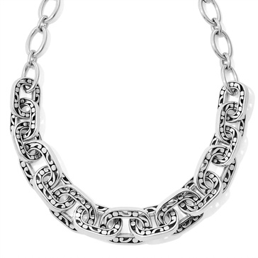 contempo linx necklace in silver