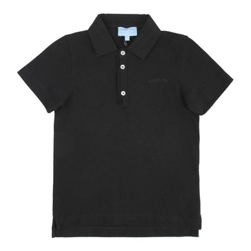 black classic logo polo