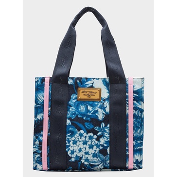 small denim tote blue