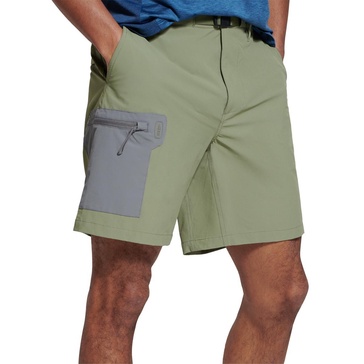 mens belted hiking casual shorts