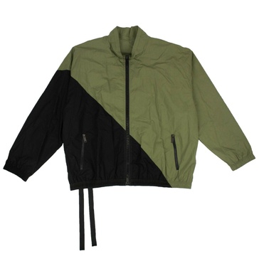 panel lightweight jacket - green/black