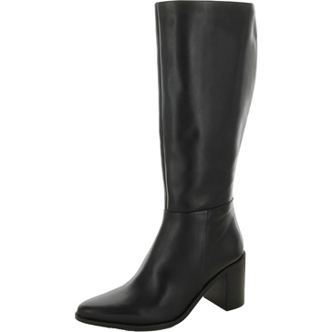 so amazing  womens leather pointed toe knee-high boots