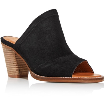 suri womens leather slip on heels