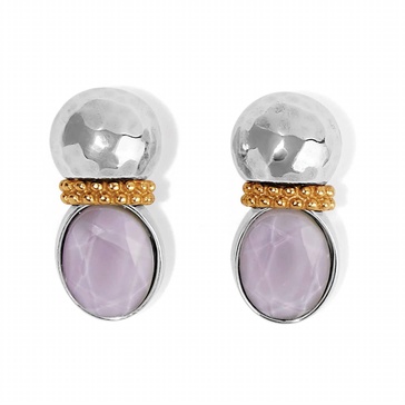 venus post drop earrings in color