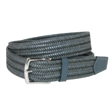 daytona braided leather stretch belt