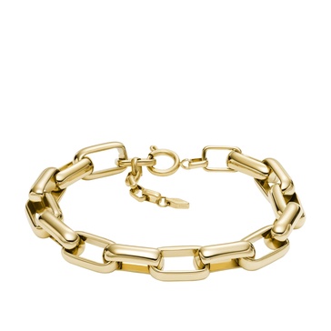 women's archival core essentials gold-tone stainless steel chain bracelet