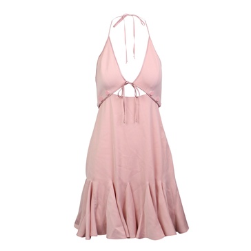 snap bikini dress - pink