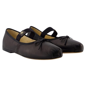 jolie ballerinas -  - leather - black