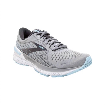 women's adrenaline gts 21 sneakers in oyster/alloy/light blue