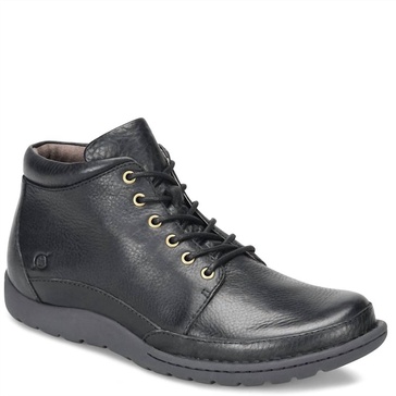 men's nigel boot in black full grain leather