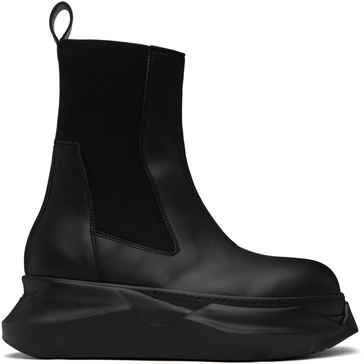 Black Beatle Abstract Boots