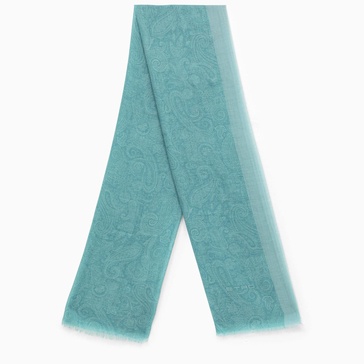 Etro Cachemire Blue Scarf