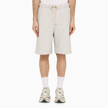 Champion Light Grey Cotton Blend Bermuda Shorts