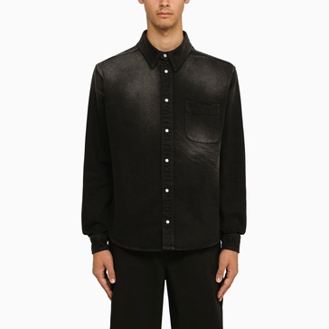 Marni Black Washed Denim Shirt