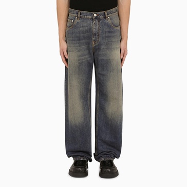 ETRO Washed Blue Boyfriend Jeans - Men's Fashion for SS24