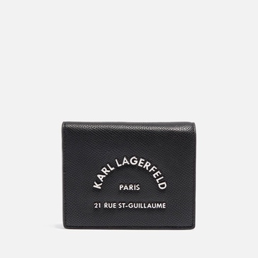 Karl Lagerfeld Logo Embossed Bifold Wallet