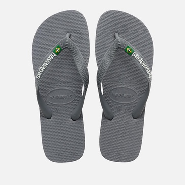 Havaianas Men's Brasil Logo-Embossed Rubber Flip Flops - UK 6/7