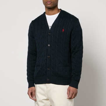 Polo Ralph Lauren Roving Cable-Knit Cotton Cardigan - L