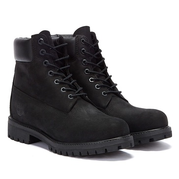 Timberland Men's 6 Inch Premium Waterproof Boots - Black - UK 7