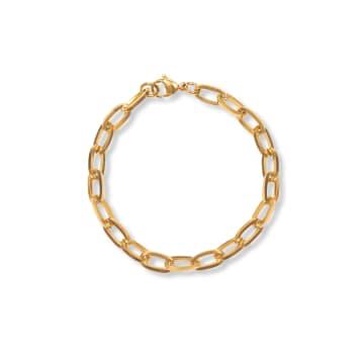 18cm Gold Chunky Cable Bracelet