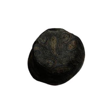 Paisley Cord Bucket Hat Black