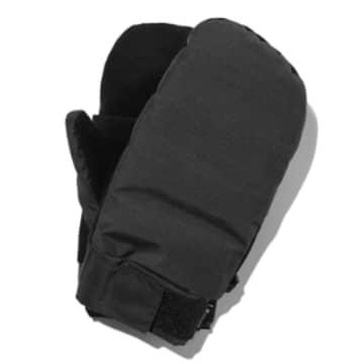 FR 2 L Down Mittens Black