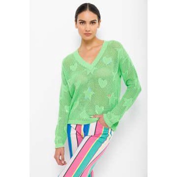 Lime Crush Cotton Sweater