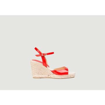 Beverly Espadrilles In Patent Leather