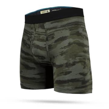 Ramp Camo Boxer Brief - Army Green