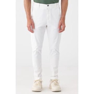 Light Weight Combat Chinos White