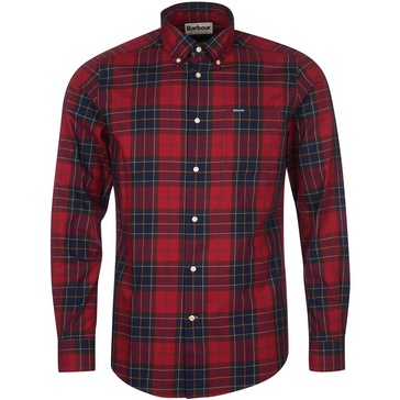 Barbour Wetherham Tailored Shirt Red