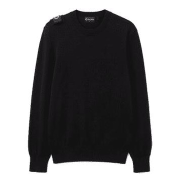 Crew Neck Knit Jet Black