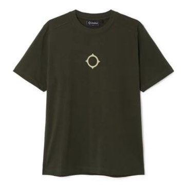 Ma.strum Compass Print Tee Oil Slick