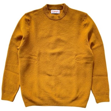 Crew Neck Wool Sweater Olio Yellow