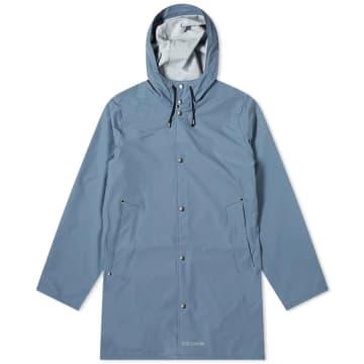 Stockholm Lightweight Raincoat Ash Blue