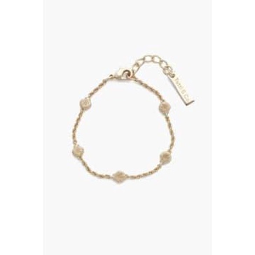 Br636g Shell Bracelet Gold