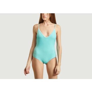 Turquoise One Piece Velvet Divine Swimsuit