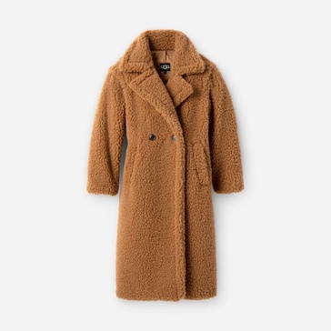 UGG Gertrude teddy coat in tan