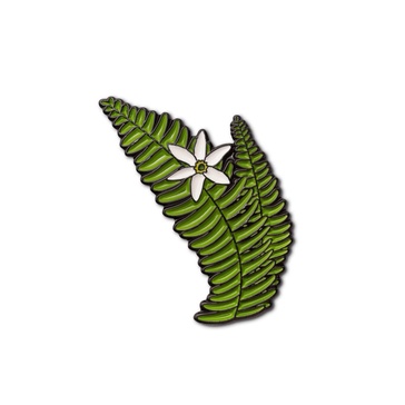 Enamel Pin Blossoming Fern